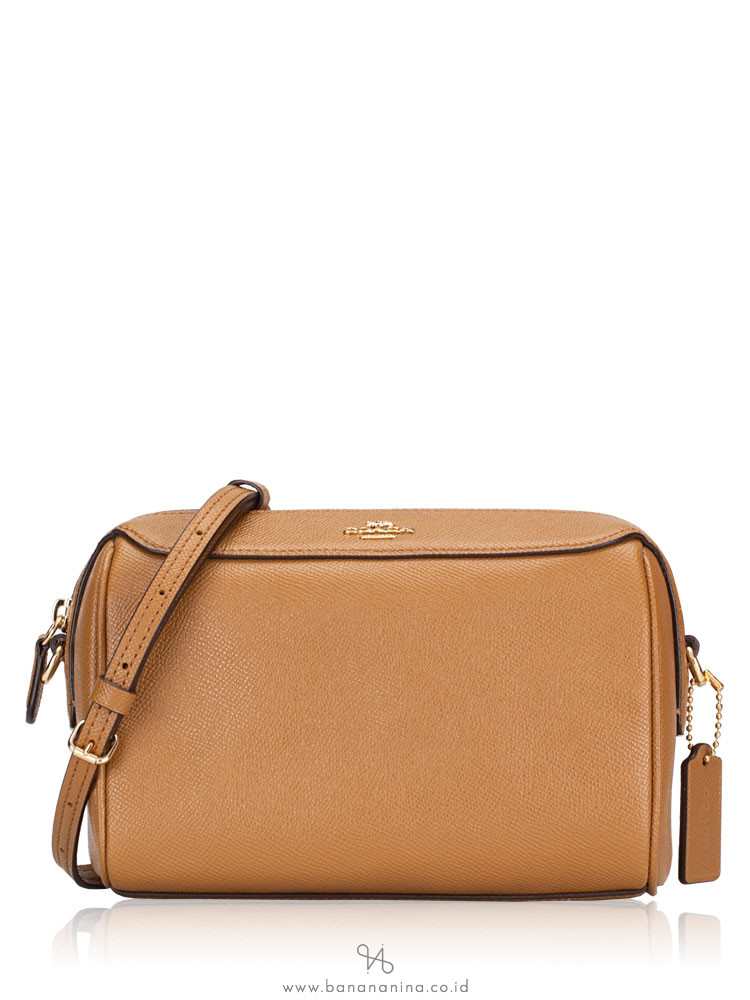 COACH 76629 Crossgrain Mini Bennett Crossbody Light Saddle