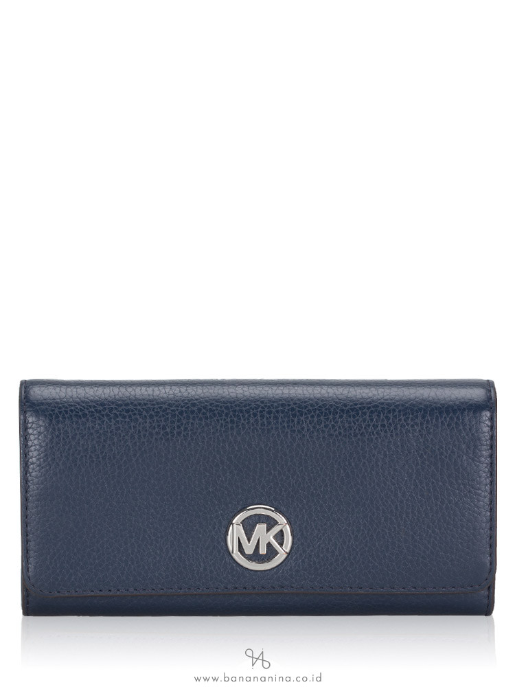 michael kors fulton wallet blue