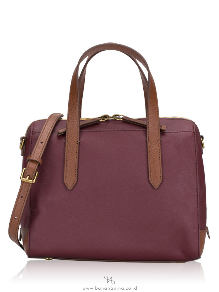 Fossil sydney satchel cabernet clearance