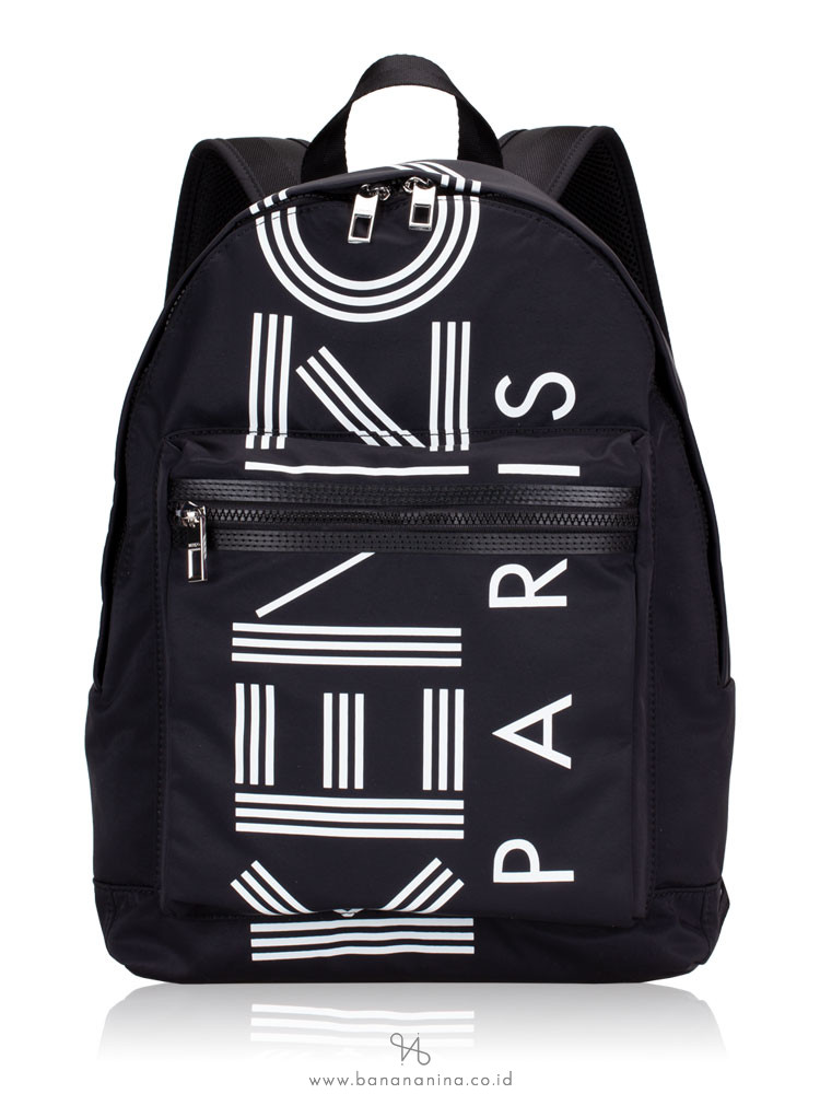 Kenzo Logo Large Backpack Black