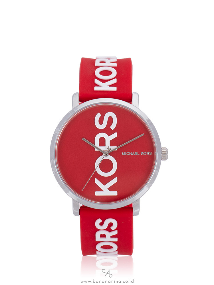 michael kors red dial watch