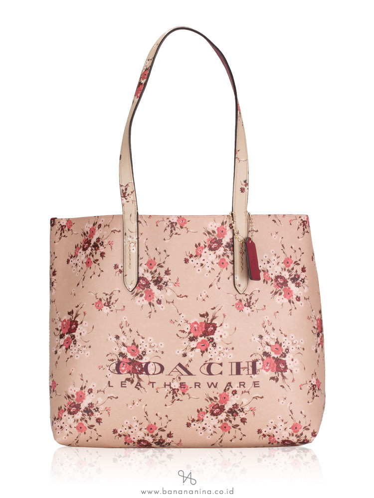 coach floral highline tote