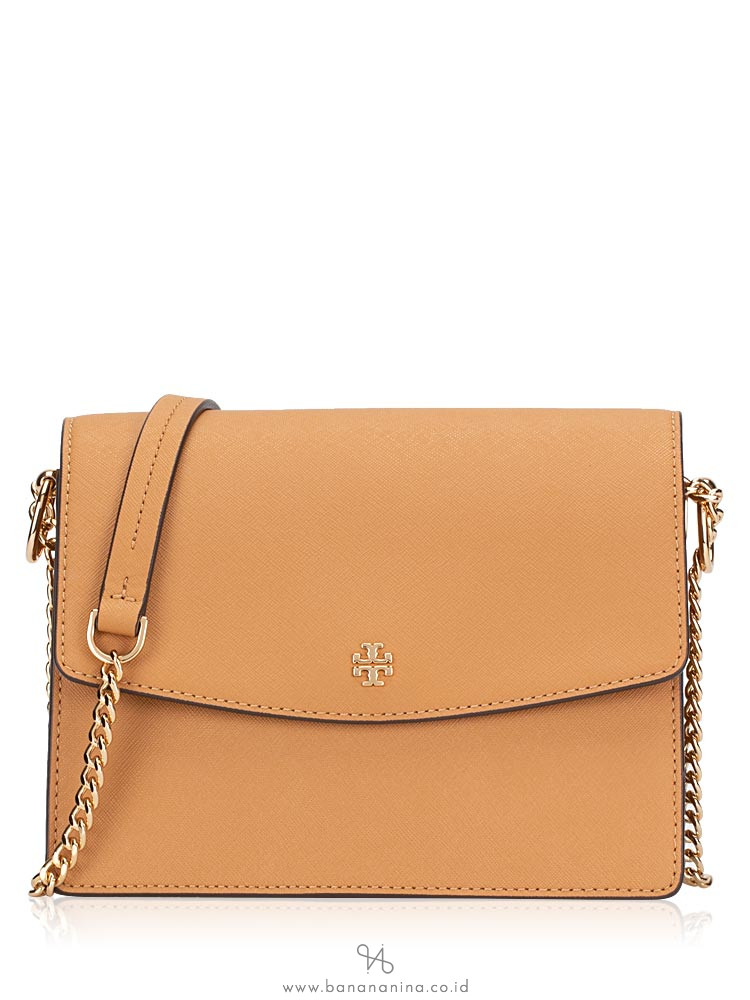 Tory Burch Emerson Envelope Adjustable Shoulder Bag Cardamom