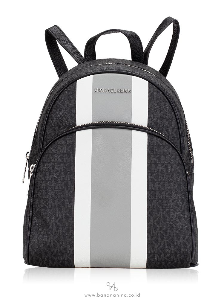 Michael Kors Abbey Signature Medium Backpack Black Multi