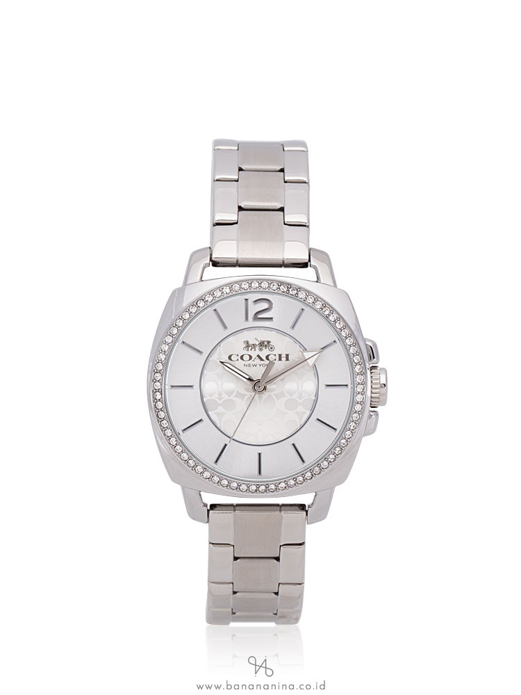 Coach 14503140 Boyfriend Logo Stainless Silver