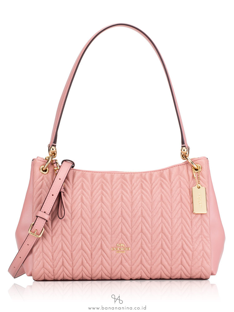coach shoulder bag pink