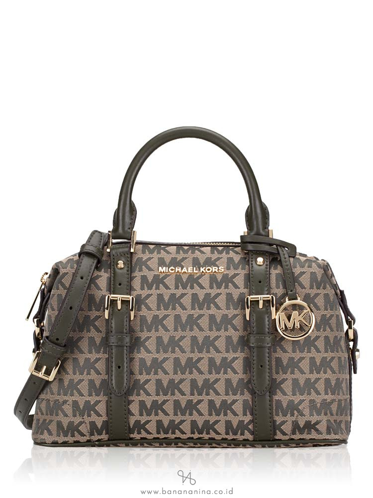 michael kors monogram satchel