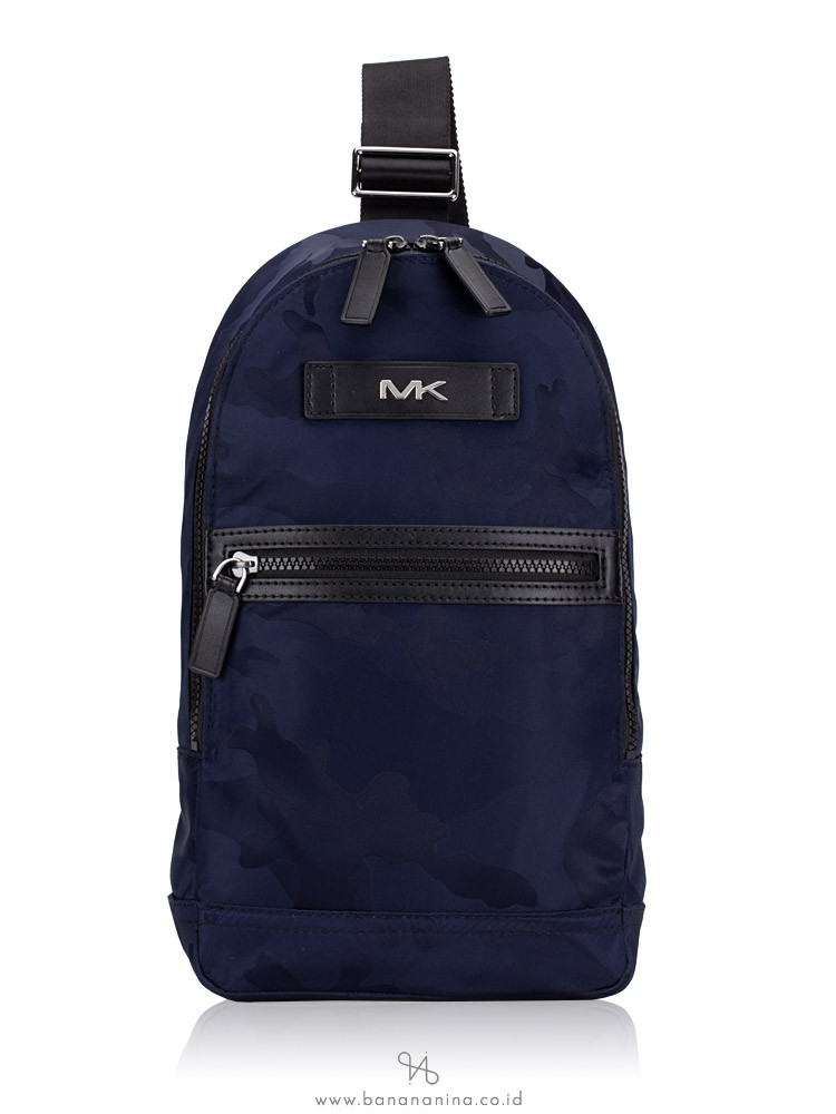 michael kors backpack blue camo