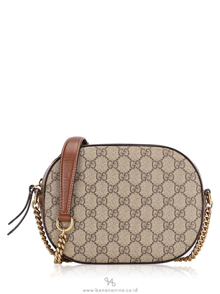 gg supreme mini chain bag