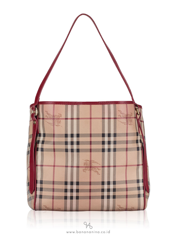 burberry red tote