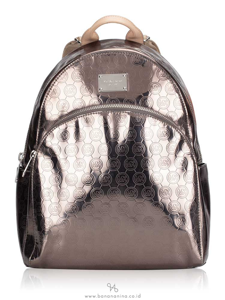 michael kors jet set backpack silver