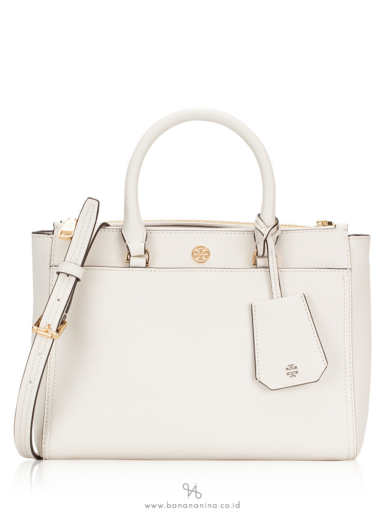 tory burch robinson small double zip tote