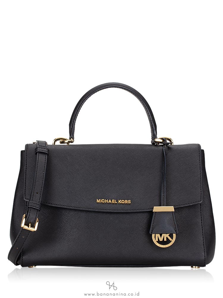 michael kors ava medium black