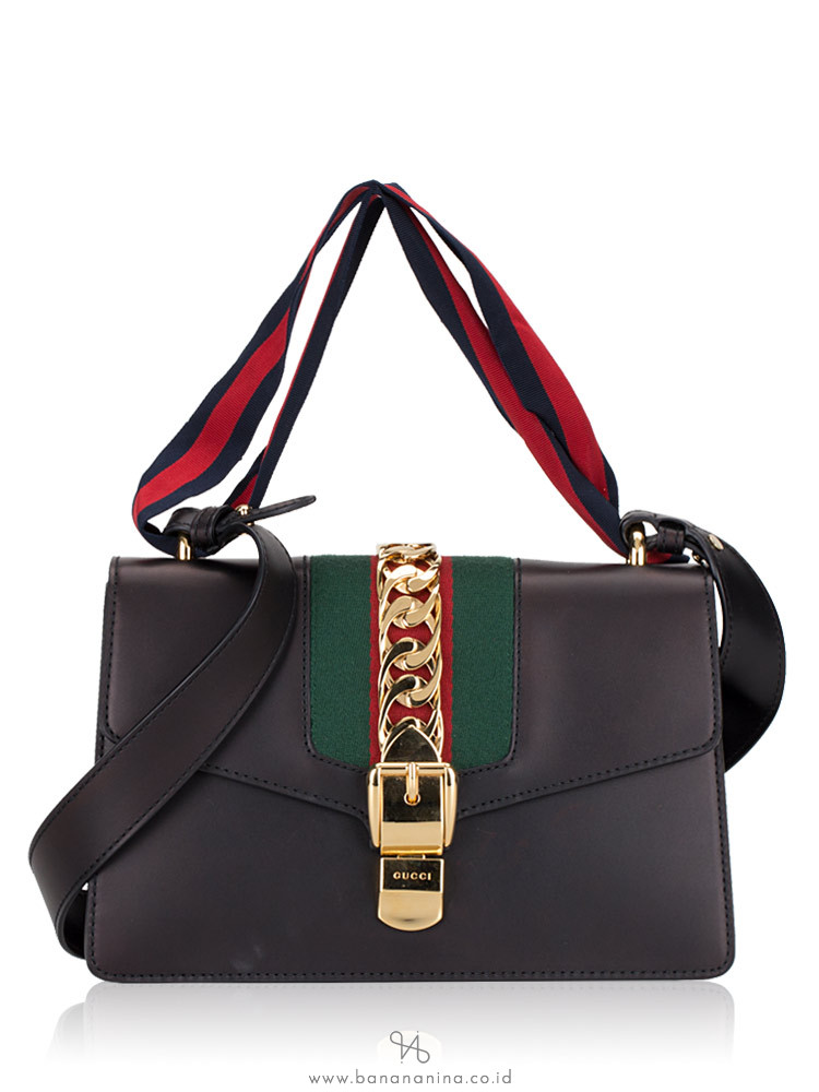 small sylvie leather shoulder bag
