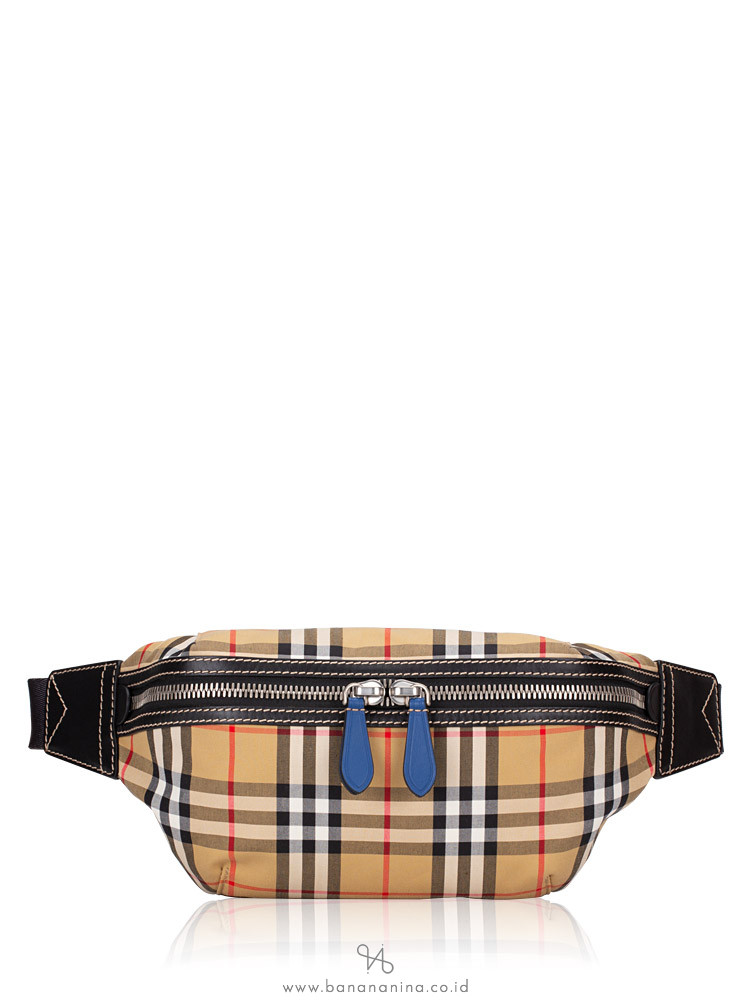 burberry vintage check bum bag