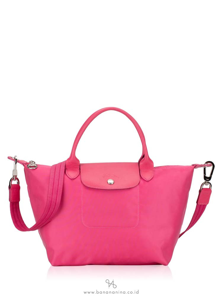 longchamp le pliage small pink