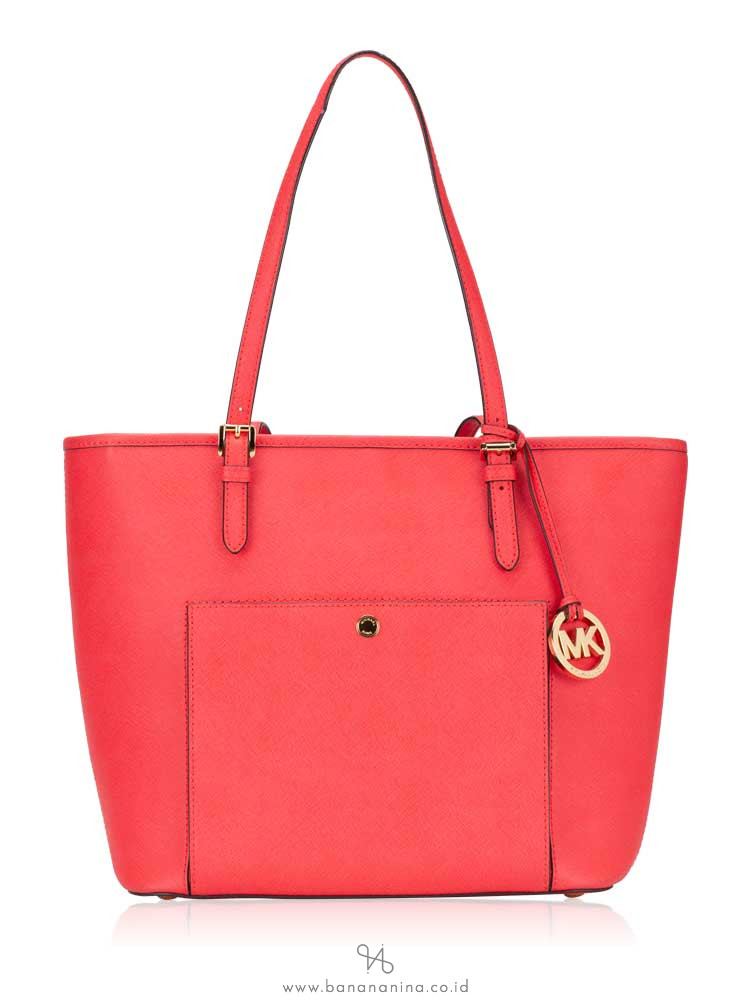 michael kors jet set snap pocket tote