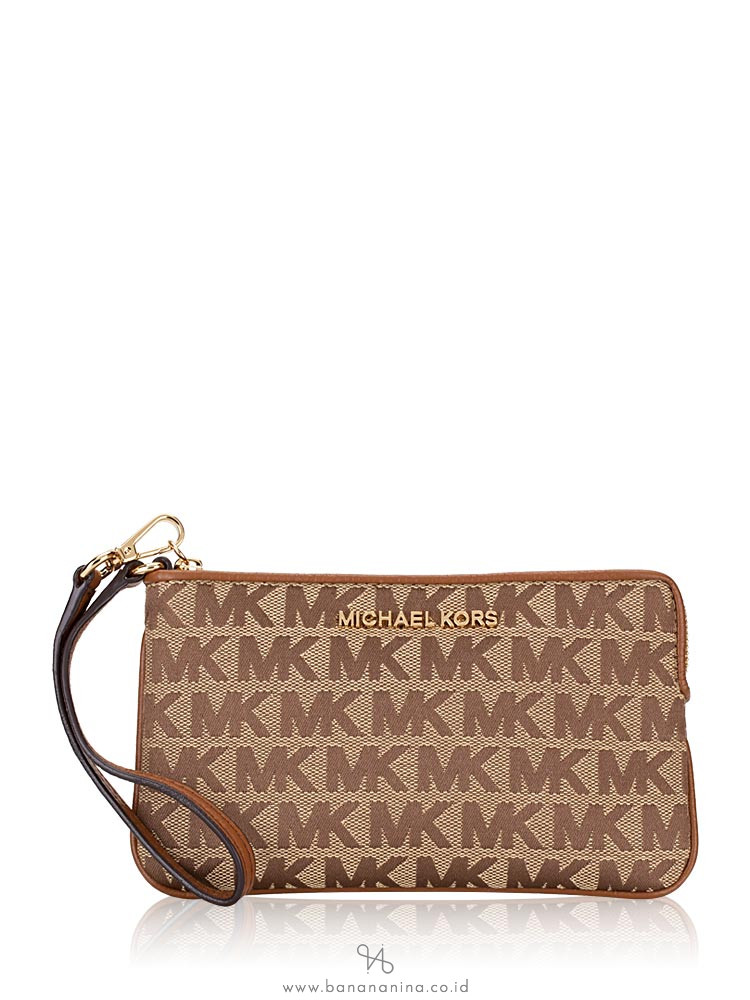 michael kors signature large wristlet