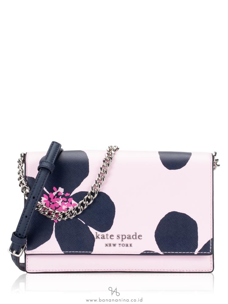 KATE SPADE Cameron Grand Flora Convertible Crossbody Serendipity Pink Multi