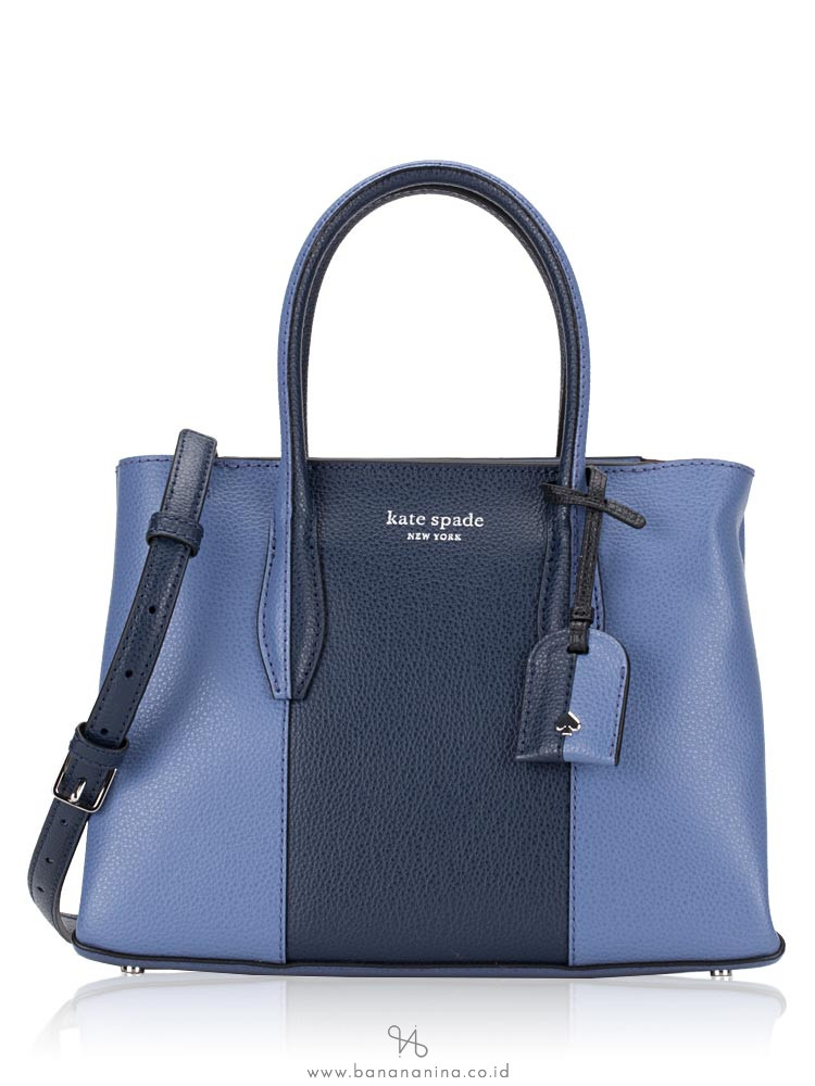 KATE SPADE Eva Split Small Top Zip Satchel Blueberry Cobbler Multi