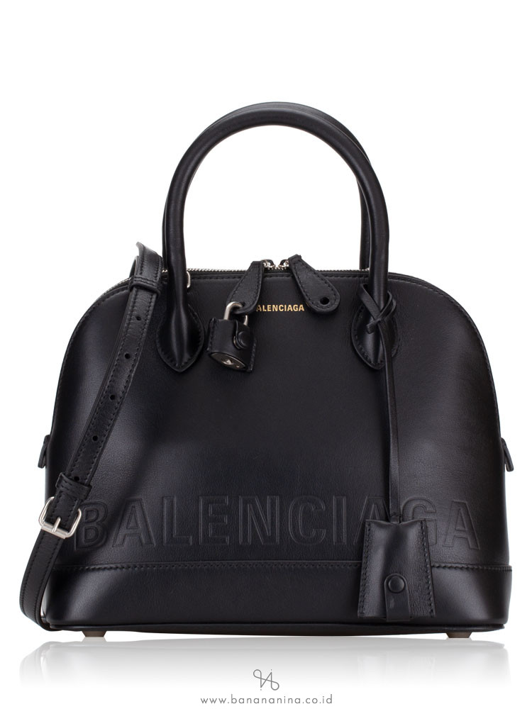 BALENCIAGA Ville Small Top Handle Bag Black