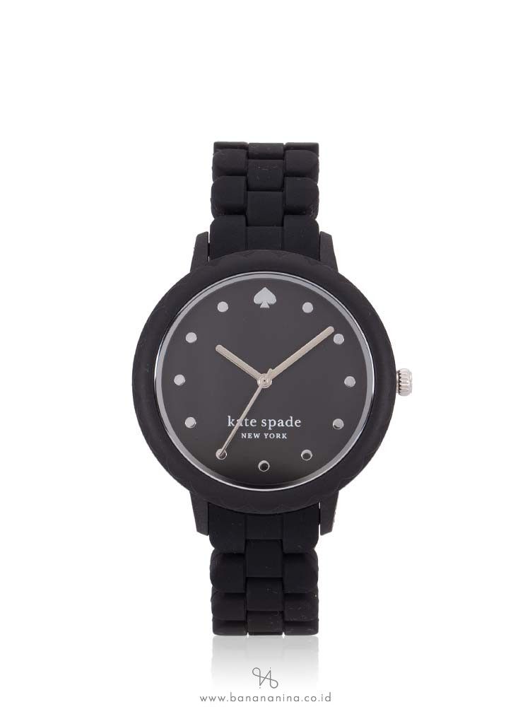 KATE SPADE KSW1609 Morning Side Silicon Watch Black