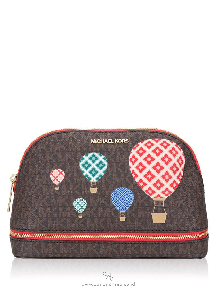 Michael Kors Jet Set Istanbul Large Pouch Brown Multi