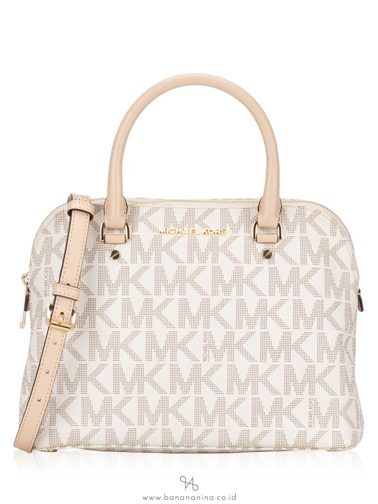 michael kors cindy medium dome satchel