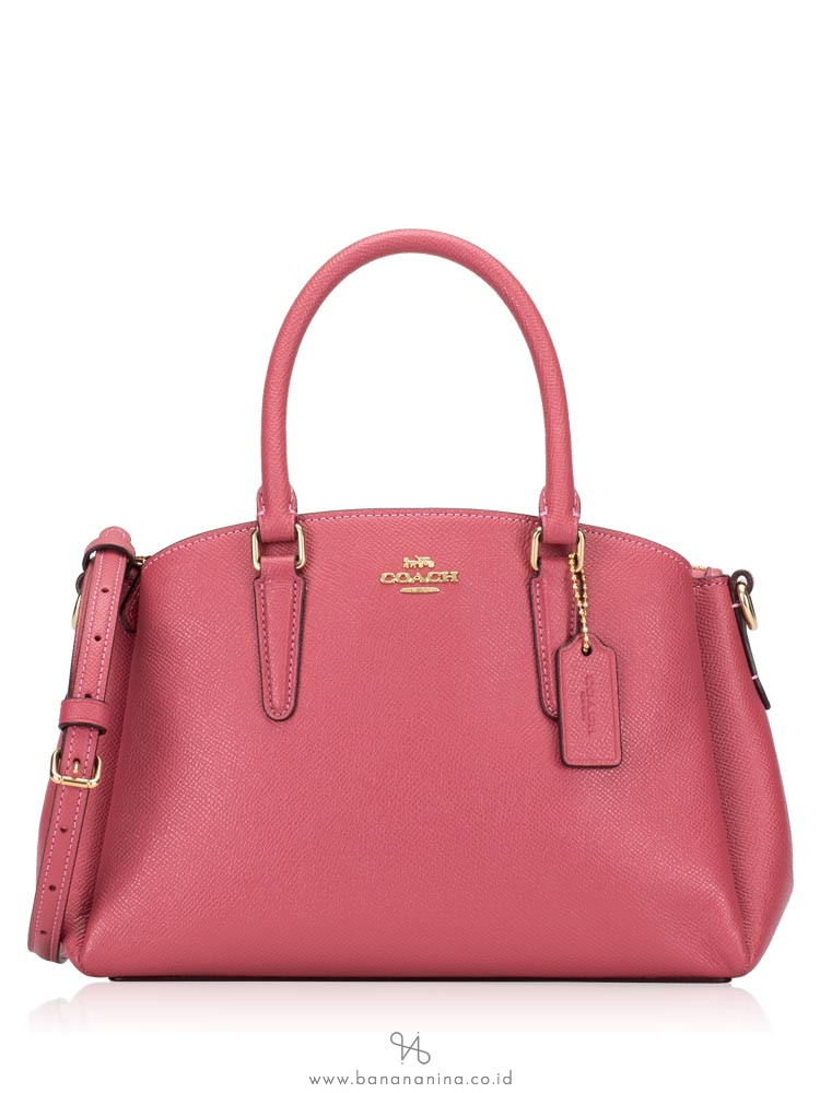 COACH 28977 Crossgrain Mini Sage Carryall Strawberry