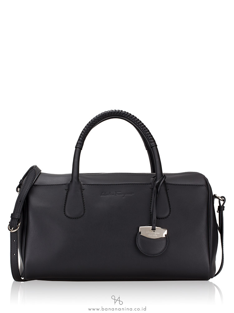 SALVATORE FERRAGAMO Rilva Satchel Black