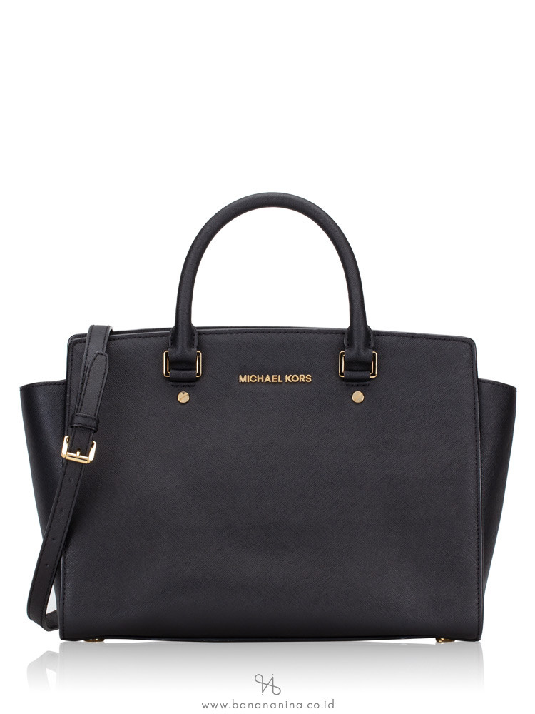 MICHAEL KORS Selma Large Satchel Black