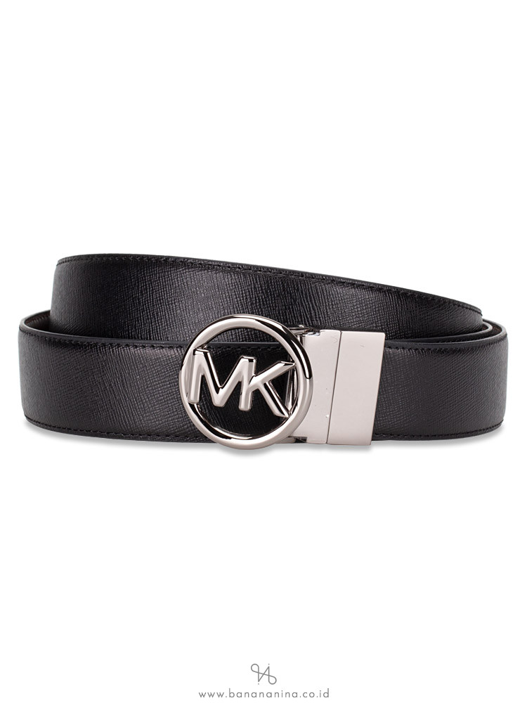 michael kors leather belt