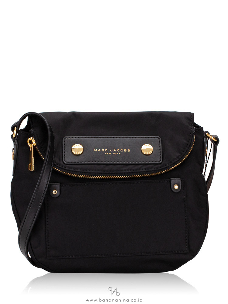 Marc Jacobs M0012909 Preppy Nylon Mini Messenger Black