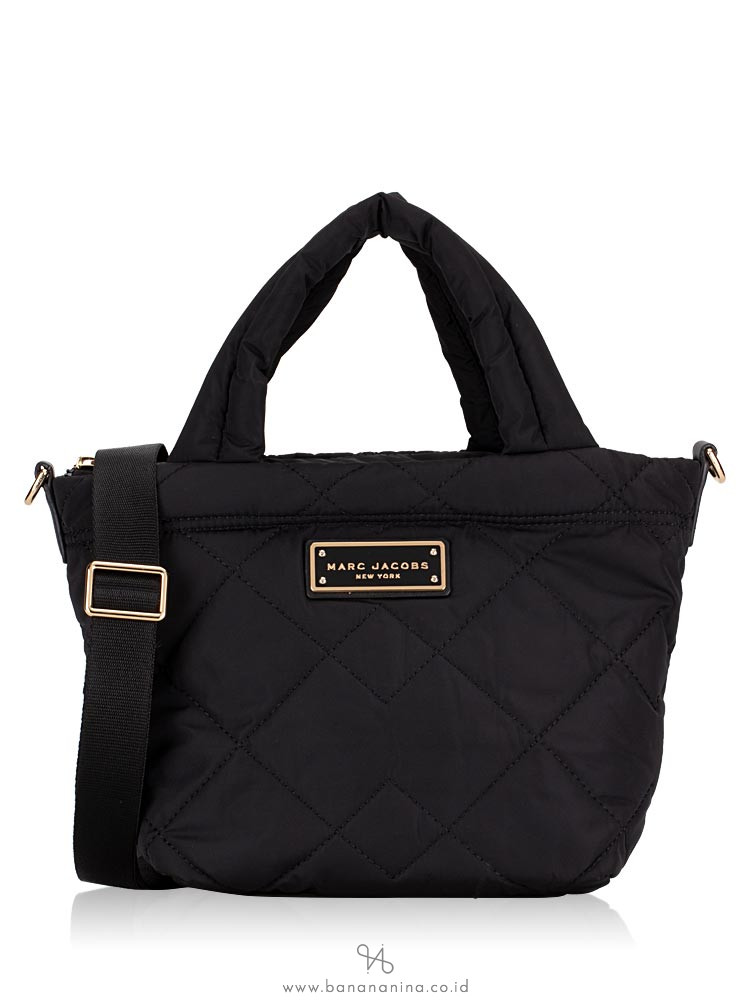 Marc Jacobs M0016681 Quilted Nylon Mini Tote Black