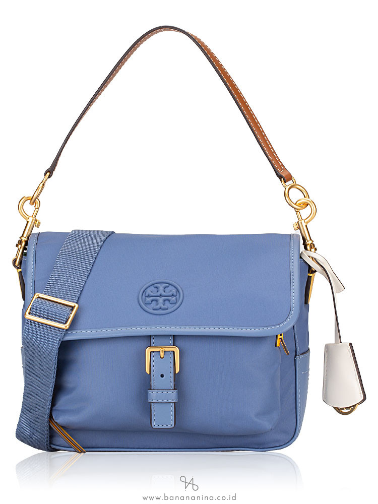 Tory Burch Perry Nylon Crossbody Bluewood 2024 favors
