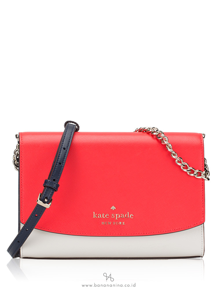 Kate Spade Carson Convertible Crossbody - Red Currant –