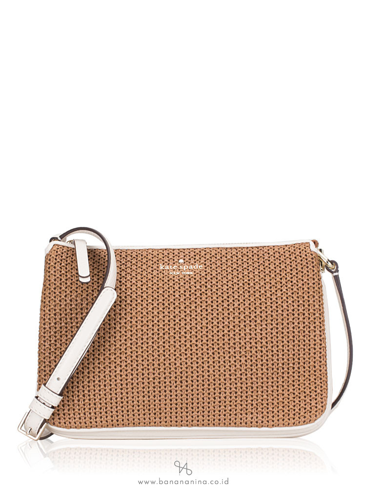 Kate Spade Jackson Straw Triple Gusset Crossbody 2024 favors