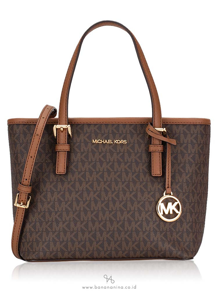 Michael kors jet set deals tote tan
