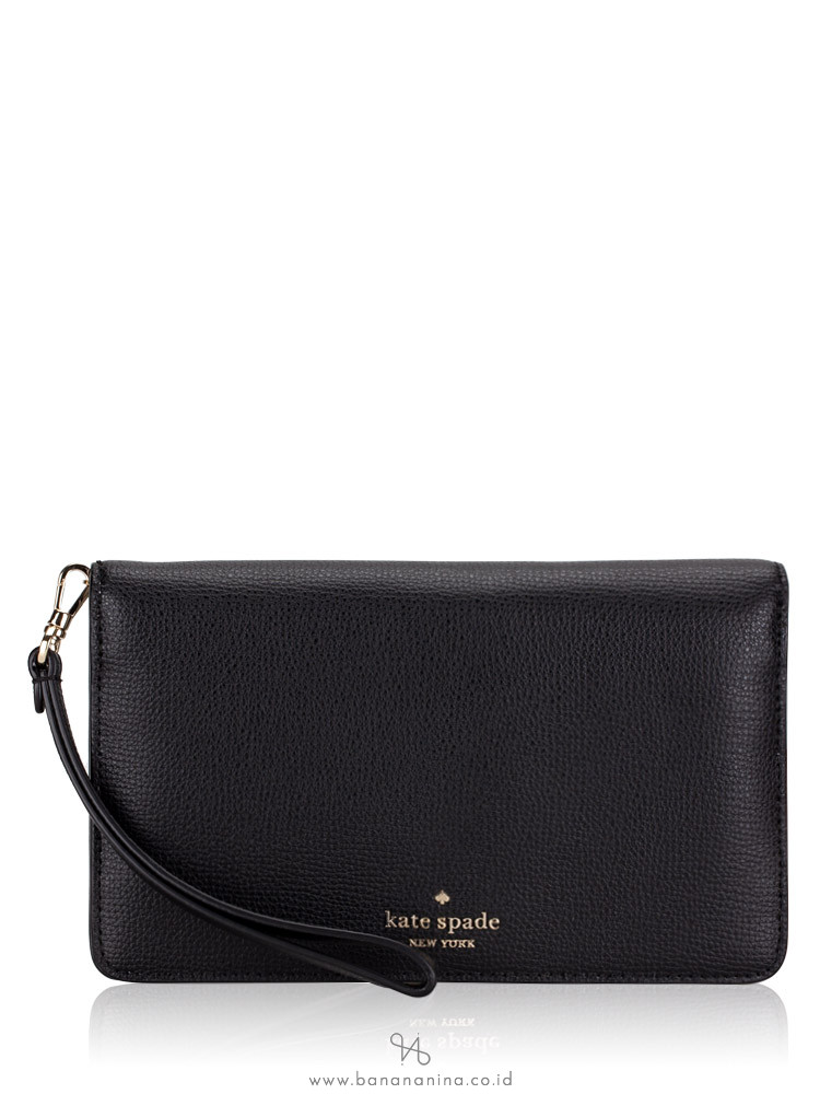 Kate Spade Darcy Medium Clutch Wallet Wristlet Black
