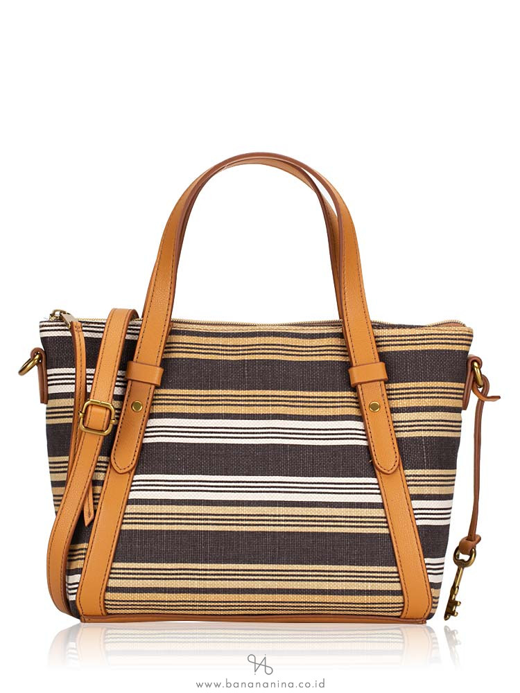 fossil avondale satchel multi brown