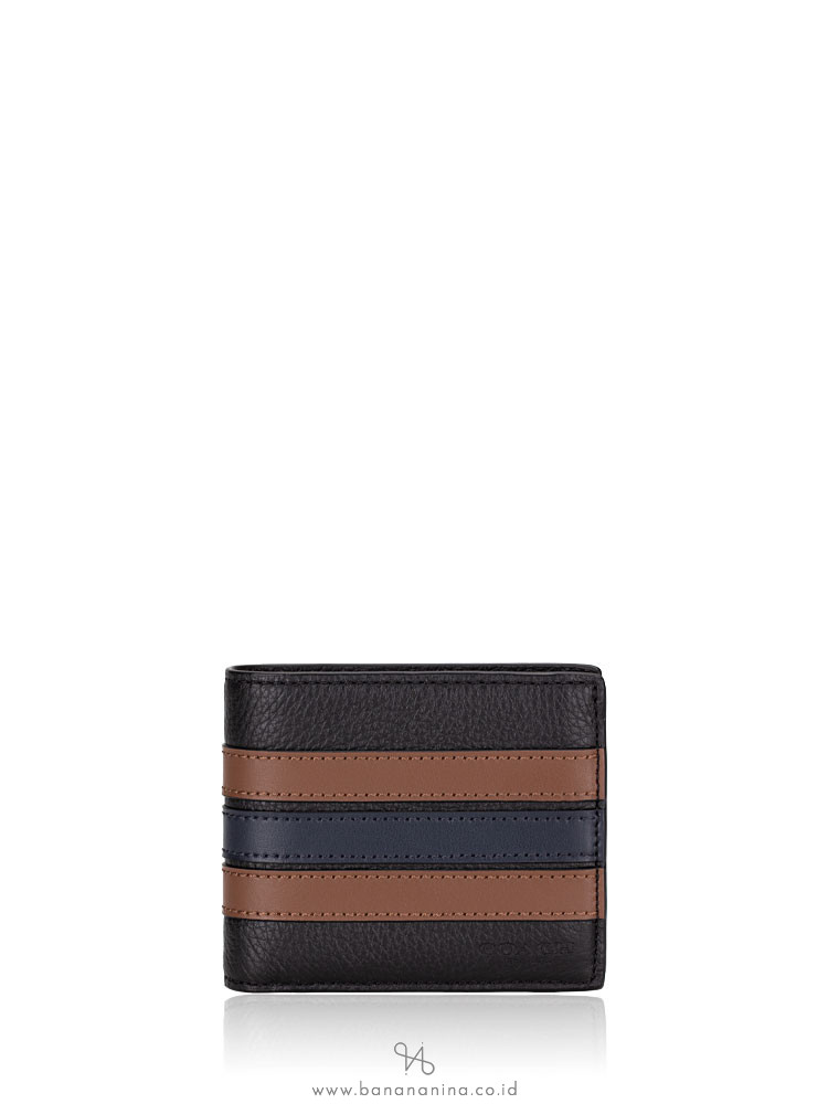 Coach Slim Billfold Wallet with Varsity Stripe - Multi - One Size