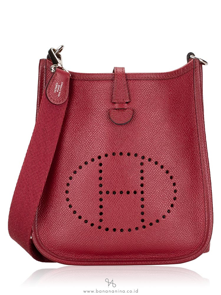 hermes evelyne rouge grenat