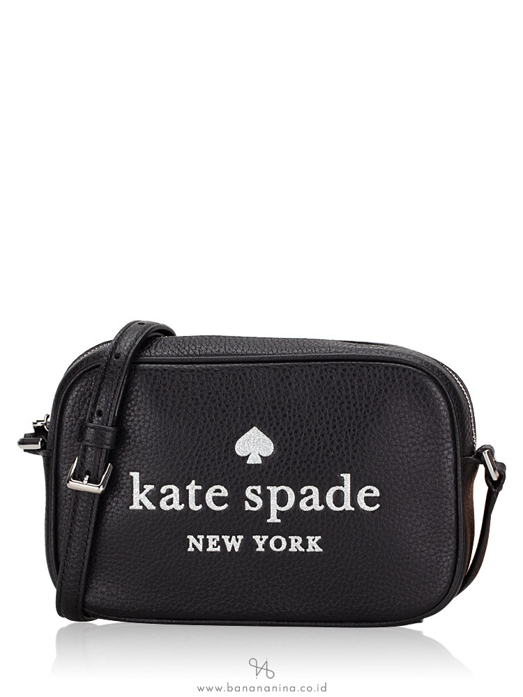 Kate Spade Glitter On Mini Camera Bag Black