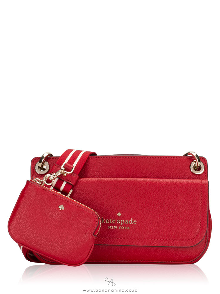 Kate Spade Rosie Small Flap Crossbody Candied Cherry