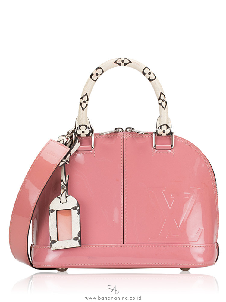 Louis Vuitton Vernis Lisse Alma BB Rose Blush