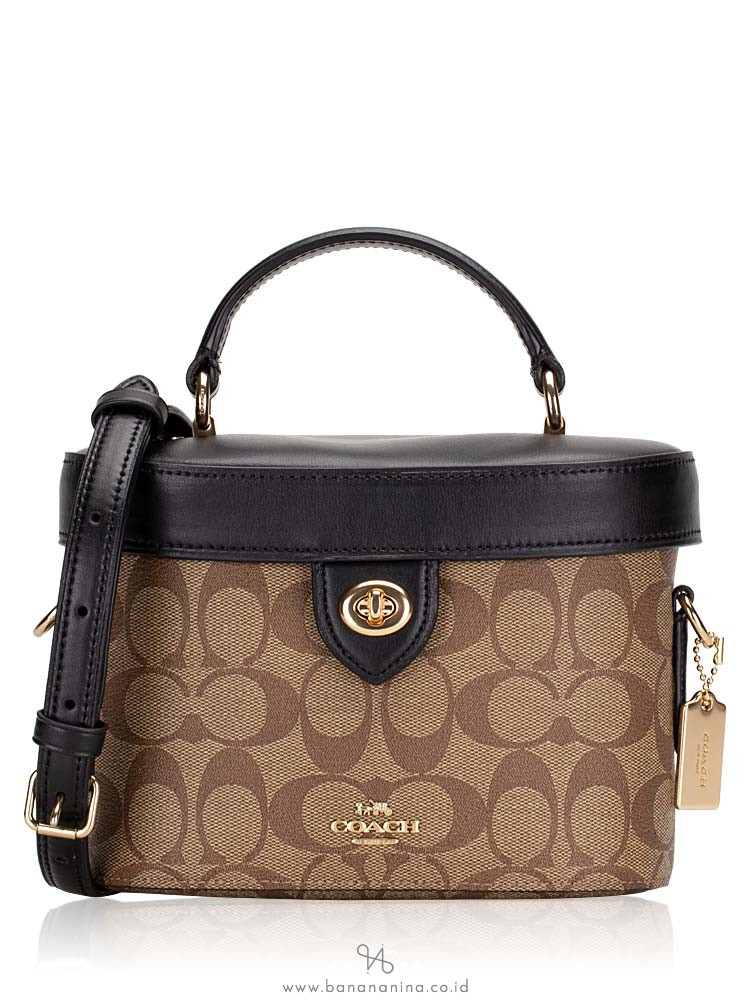 Coach 78277 Signature Kay Crossbody Khaki Black