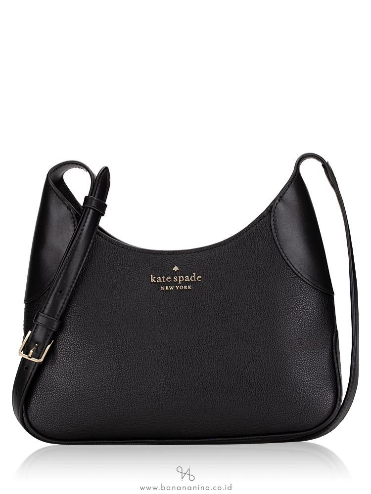 Kate Spade Aster Pebbled Leather Crossbody Black
