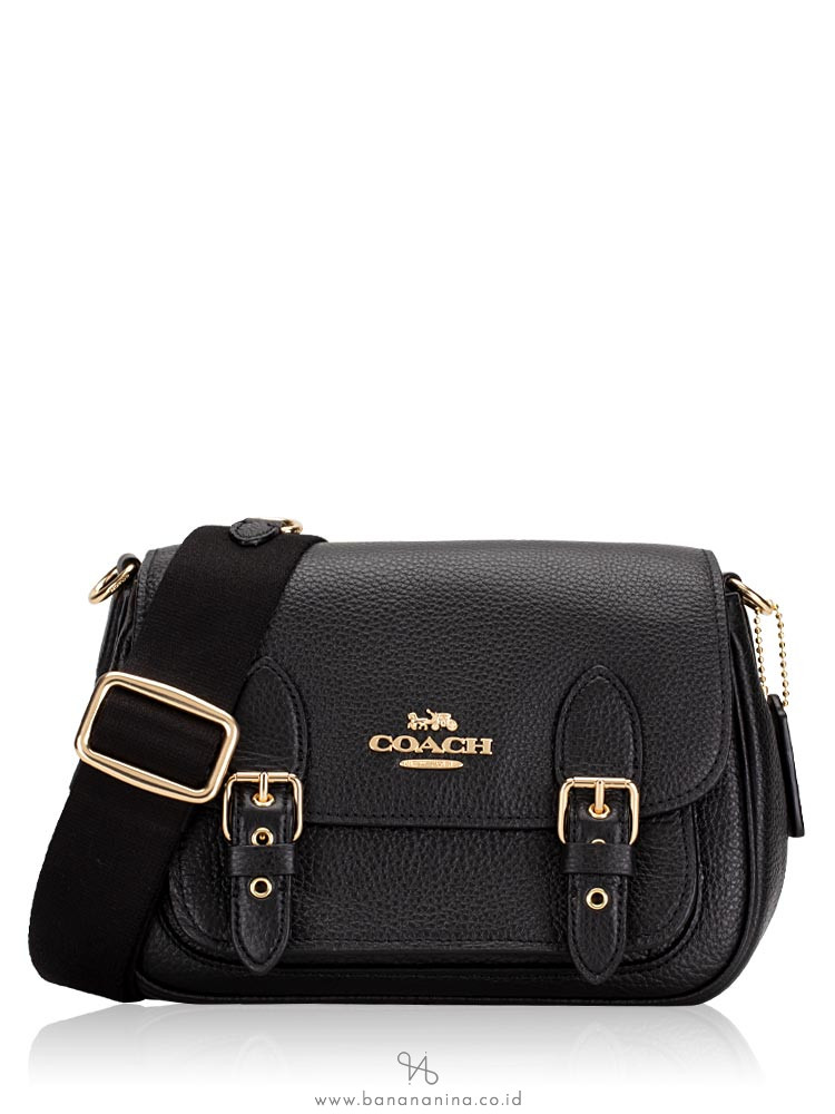 Coach, Bags, Coach Jes Black Leather Crossbody And Matching Id Card  Holder