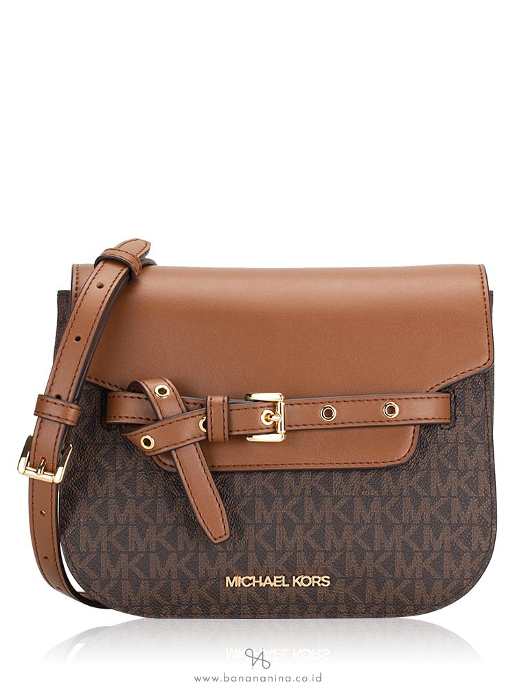 Michael kors saddle crossbody deals