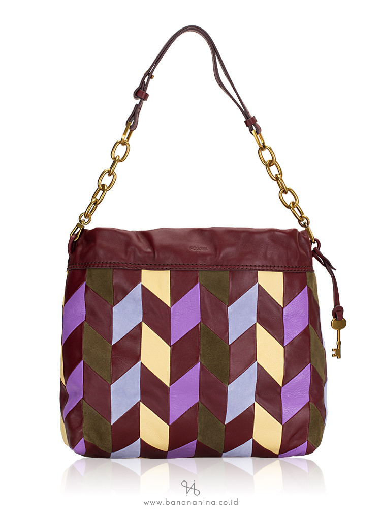 Fossil patchwork leather purse hot sale